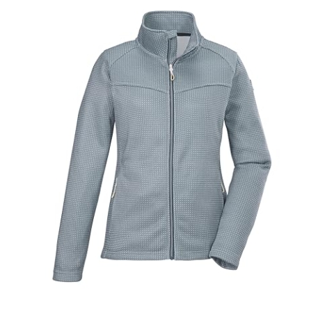 Killtec Damen Strickfleecejacke/Fleecejacke mit Stehkragen KOS 90 WMN FLC JCKT, deep water, 40, 42798-000