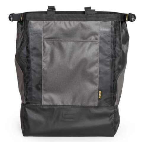Winora Unisex – Erwachsene Burley Travoy Markttasche, Schwarz/Grau, 40 L