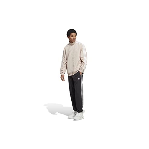 adidas Herren 3-Stripes Woven Track Suit, Wonder Taupe / Black, XL
