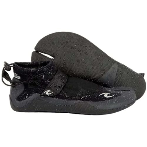 Rip Curl Mens Reefer 1.5mm Split Toe Wetsuit Boot WBO1AT - Black/Charcoal Footwear - 7
