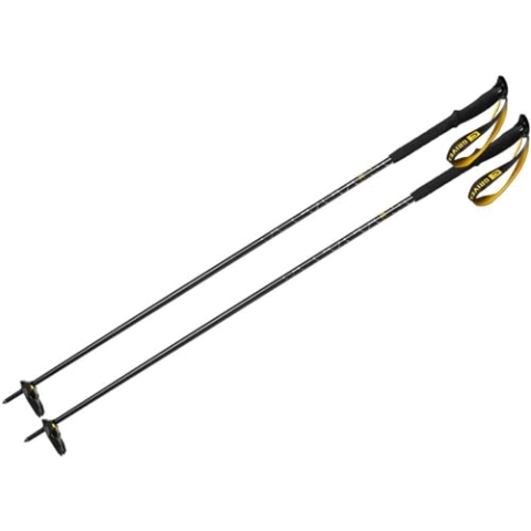 Grivel Unisex für Erwachsene Ski Tour 130 cm Bastón Freeride (Par) BASONES ONE-Piece, transparent, 130