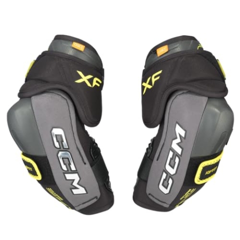 CCM Tacks XF Eishockey Ellbogenschoner Senior (Grau, Größe: S)