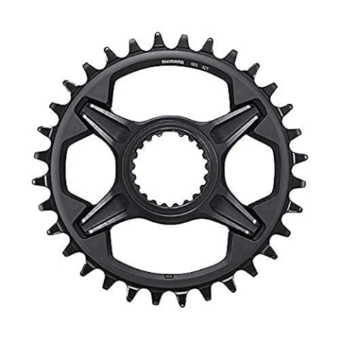 SHIMANO Plato 32d Xt para Fcm8100/Fcm8130 12x1 Fahrradteller, Unisex, Erwachsene, Schwarz