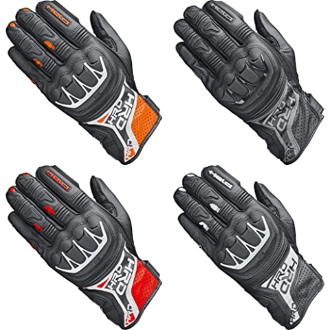Held Kakuda Motorrad Handschuhe, schwarz/neon, 10