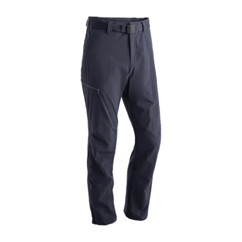 Maier Sports Nil, Herren Wanderhose, Wasserabweisende Outdoorhose für Trekking und Hiking, PFC-frei, mSTRETCH pro 4 & Dryprotec, Rollup-Funktion, Grau, 23 (W32/L29)
