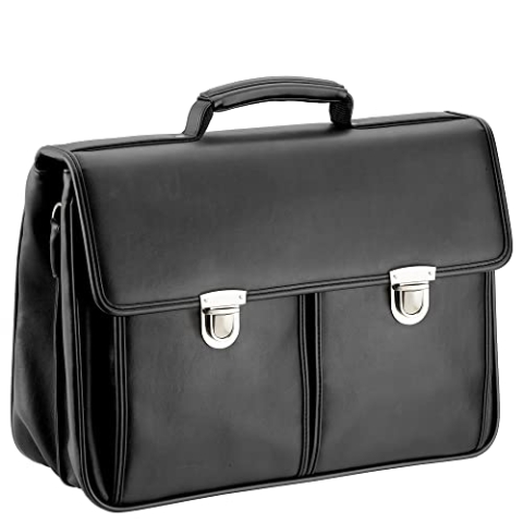 D&N Business Line Aktentasche, 41 cm, 18L, Schwarz