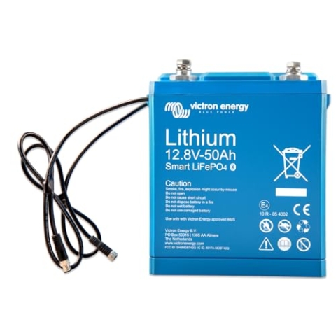 Victron Energy Smart 12.8-Volt 50Ah LiFePO4 Lithium Batterie