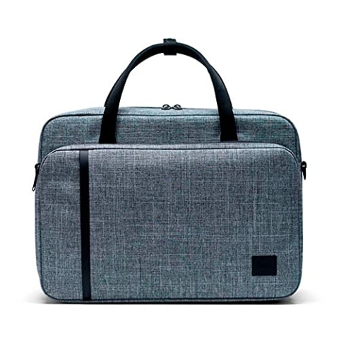 Herschel Gibson Messenger Bag, Raven Crosshatch, One Size