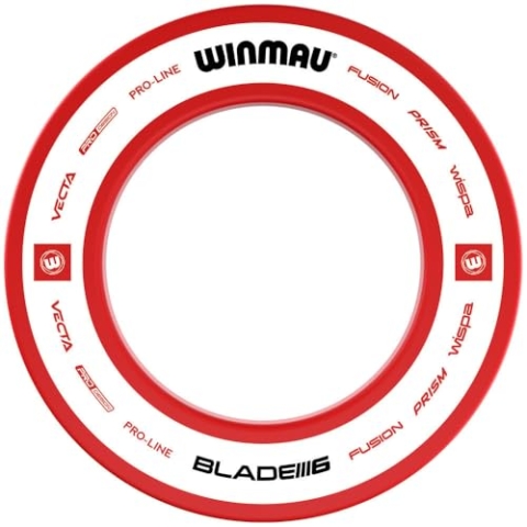 WINMAU Dartscheibe Schutzring – Pro Line 2.0 Rot Dart Surround