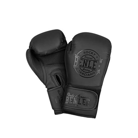 BENLEE Boxhandschuhe aus Kunstleder (1Paar) Black Label Nero Black 10 oz