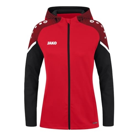 JAKO Performance Kapuzenjacke Damen rotschwarz, 36 Damen