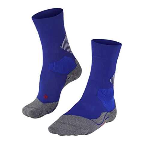 FALKE Unisex Socken 4 GRIP Stabilizing U So Funktionsmaterial für maximalen Speed 1 Paar, Blau Blue 6449, 44-45