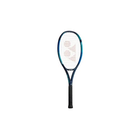 YONEX 22 Ezone Feel ungeseilte G Tennisschläger Wettkampfschläger Dunkelblau – Hellblau 2