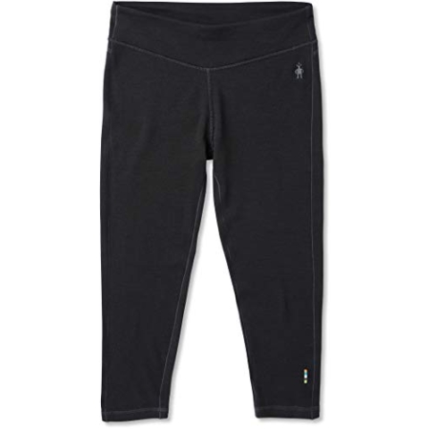Smartwool Men's Classic Thermal Merino Base Layer 3/4 Bottom Klassische 3/4-Unterhose aus Thermo-Merinowolle für Herren, Black, S