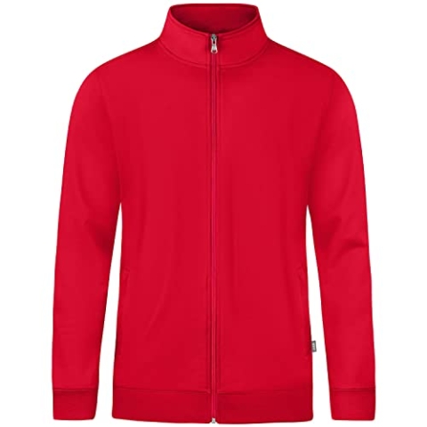 Jako Men Freizeitjacke Sweatjacke Doubletex, Rot, C9830-100, 3XL