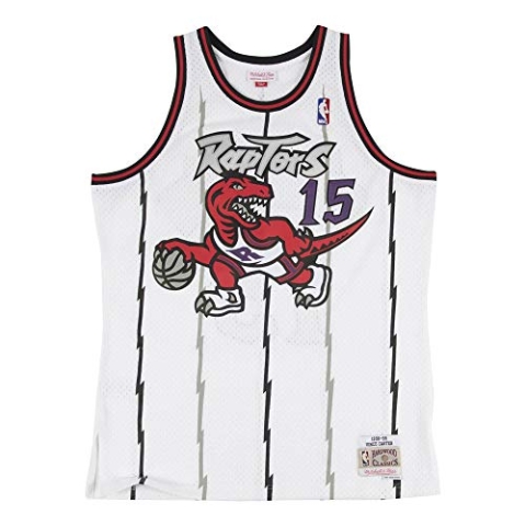Mitchell & Ness NBA Swingman Jersey Basketball Trikot Toronto Raptors - Vince Carter, Weiß, L