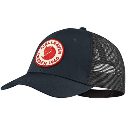 Fjällräven 1960 Logo Långtradarkeps Hat, Dark Navy, L/XL