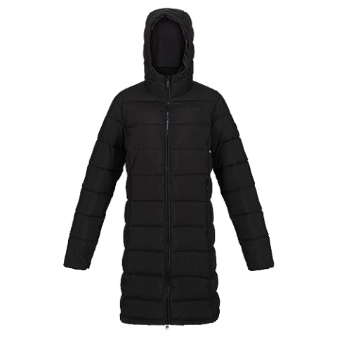 Regatta Pandia Wasserabweisende Jacke für Damen, mit recycelter Isolierung, Schwarz
