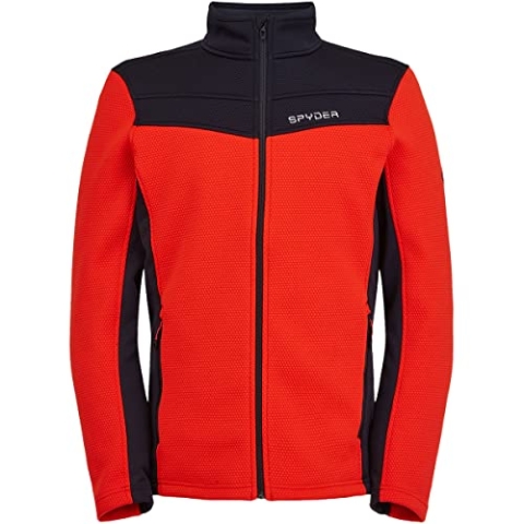 Spyder Herren Encore Fz Skijacke, Light Pastel Red, S EU
