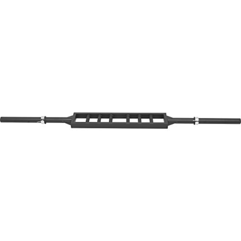 GORILLA SPORTS® Trap Bar - Olympia 50mm, Multi Grip, bis 150kg belastbar, mit 2 Hantelverschlüssen, aus Stahl - Olympic Swiss Bar, Hantelstange, Bizeps, Trizeps-Stange, Trizepsbomber, Kreuzheben