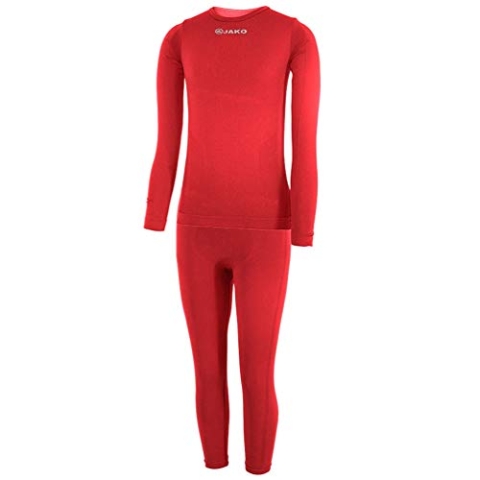 JAKO Kinder Kinderset Underwear Unterwäsche, Rot, 164/176