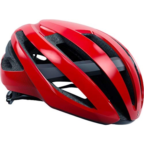 BBB Cycling Unisex-Adult Fahrradhelm Maestro | Damen und Herren | Airflow Cooling System Lightweight | Rennrad und E-Road | BHE-09 | Glänzend Rot M (55-58cm)