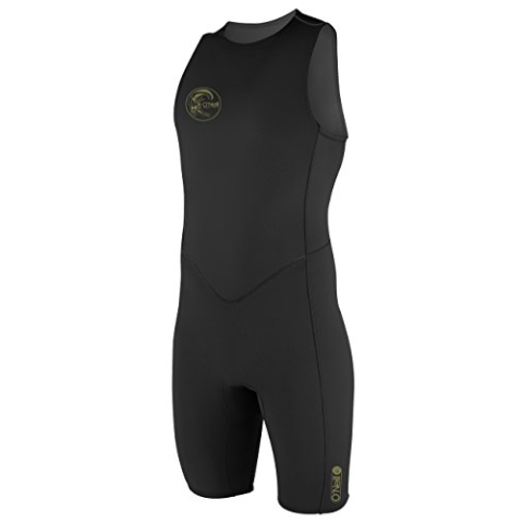 O';Neill O';Riginal 2MM Zurück Zip Short John Schwarz - Leicht - UltraFlex DS Neoprenanzug - Leicht, weich und warm