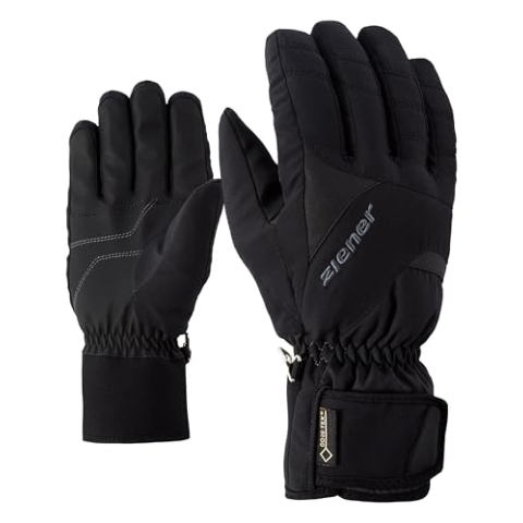 Ziener Erwachsene GUFFERT GTX Glove Alpine Ski-Handschuhe/Wintersport | Wasserdicht, Atmungsaktiv, Black, 9.5