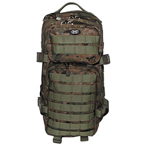 MFH US Rucksack, Assault I (digital woodland)
