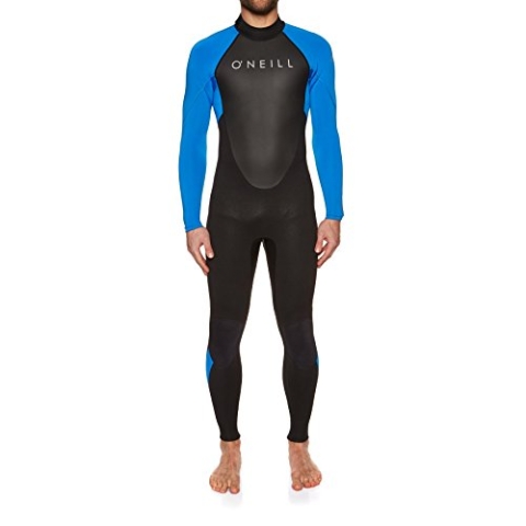 O'Neill Herren Reactor-2 3/2mm Back Zip Full Neoprenanzug, Black/Ocean, XL