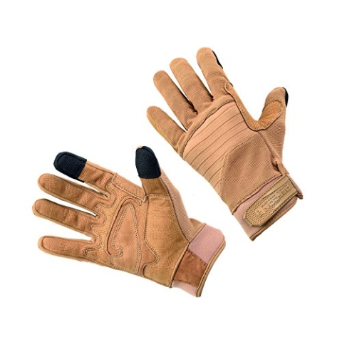 Defcon 5 Handschuhe mit Armortex und Leder, S, D5-GL320PPG-CT