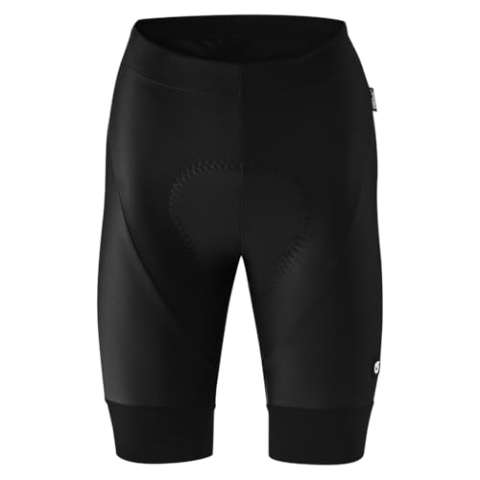 Gonso SQlab GO W, Damen Fahrradhose, Tights mit ergonomischem SQlab Sitzpolster, Innovative Schnittführung ohne Seitennaht, Enganliegende Passform, Schwarz, Gr. 50