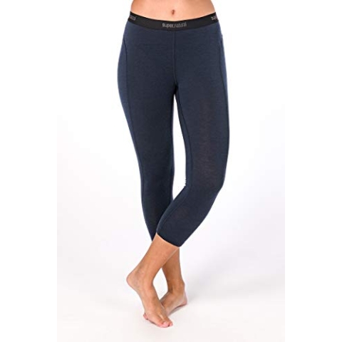 super.natural Damen Base 3/4 Tight Kompressions hose, Nachtblau, S EU