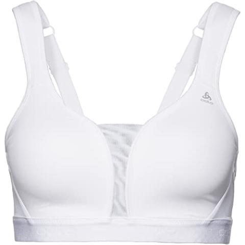Odlo Damen gepolsterter Sport BHPadded High , Weiß, 85C