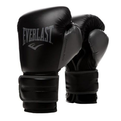Everlast Unisex – Erwachsene Powerlock 2R Glove Handschuhe, Schwarz, 16oz EU
