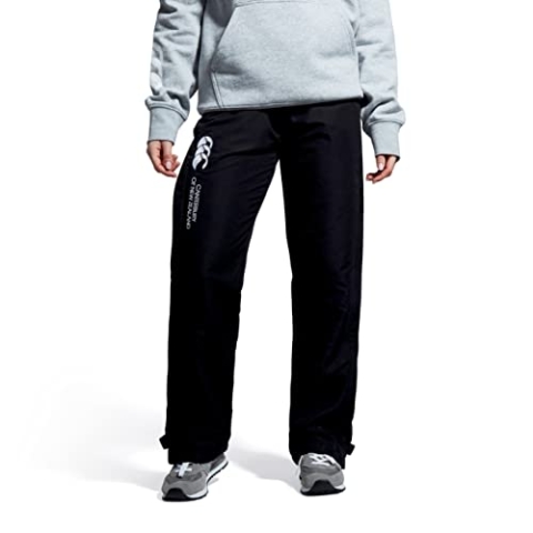 Canterbury Damen Trainingshose Stadium Hose mit offenem Beinabschluss, Schwarz, 12, E612606-989-12