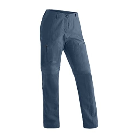 Maier Sports Nicole, Damen Wanderhose, Wasserabweisende Outdoorhose für unterschiedliche Aktivitäten, Praktische Zipp-Off-Funktion, Dryprotec Technologie
