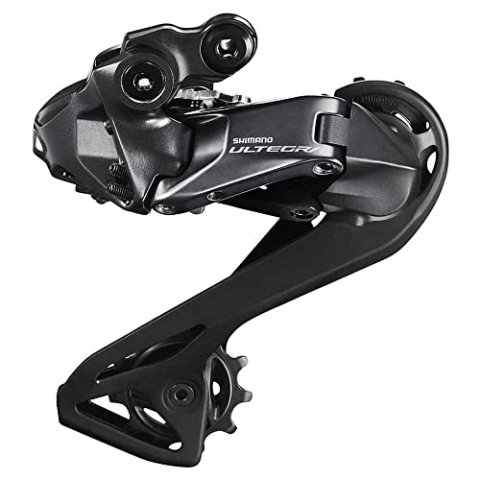 Shimano Unisex – Erwachsene Ultegra Di2 RD-8150 Mod. 22 Schaltwerk, grau, 12-Fach