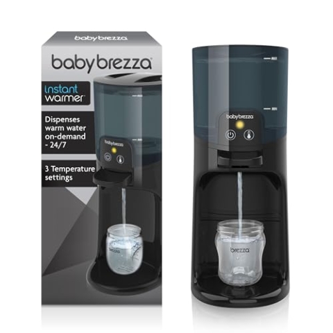 Baby Brezza - Instant Warmer - Ein Intelligenter Flaschenwärmer - liefert auf der Stelle warmes Wasser mit der idealen Temperatur für die Babyflasche (Schwarz)