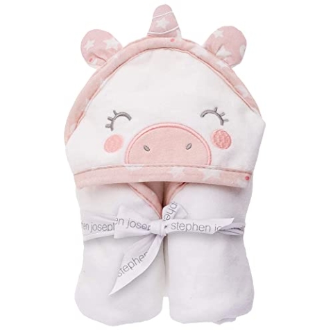 Stephen Joseph - Baby Kapuzenhandtuch - Einhorn