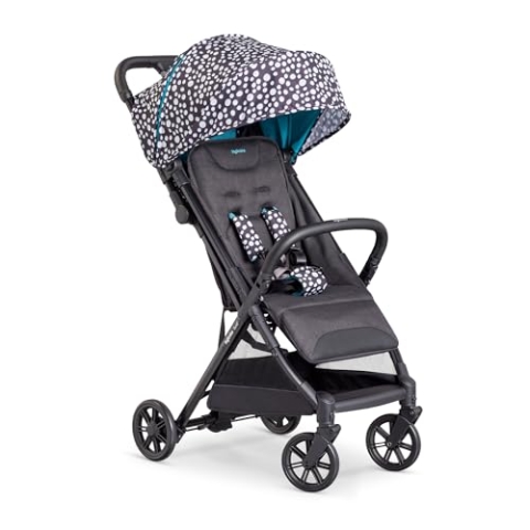Inglesina Quid² Polka Dots Black Kinderwagen, leicht, bis 22 kg, kompakt und leicht, ideal für Flugzeuge