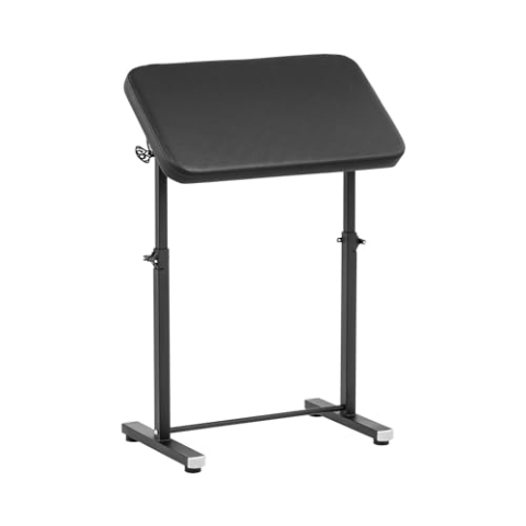 physa Tattoo-Armlehne höhenverstellbar neigbar 71 x 40 x 67-109 cm Gestell aus Eisen neigbares Polster mit Bezug aus Kunststoff Armstütze ergonomische Armauflage für Tattoo-Studios