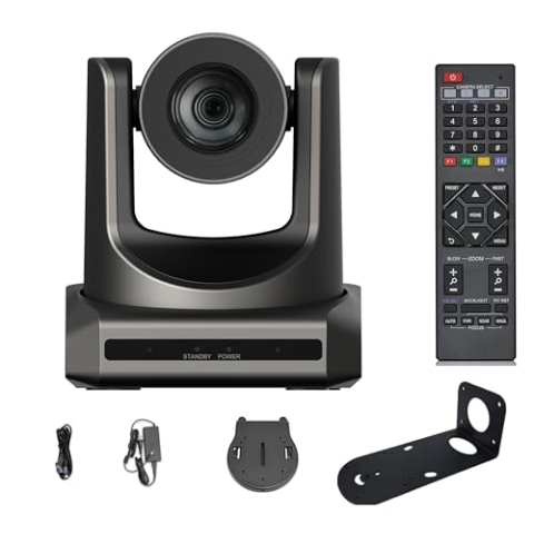 PTZ Video-Konferenzkamera, 20-fach optischer + 16-fach digitaler Zoom, Hochgeschwindigkeits-PTZ, 3G-SDI + HDMI-Ausgang, unterstützt H.265 (IC 62227)