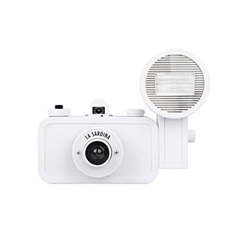 Lomography - La Sardina Camera and Flash DIY Edition - weiß