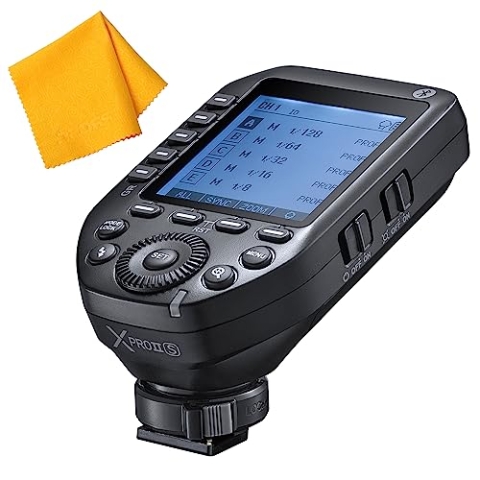 Godox XProII XProII-S Funk-Blitzauslöser für Sony Kamera, 2,4 G kabelloser Blitzsender HSS 1/8000S, Bluetooth-Verbindung, TCM-Transformationsfunktion, großes LCD-Display (Xpro-S Upgrade)