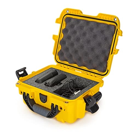 Nanuk 905 wasserdichter Hartschalenkoffer mit Schaumstoffeinlage für RodeLink Wireless Kit - Gelb