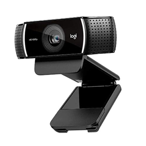 Logitech C922 Pro Stream, HD 1080p / 30fps oder HD 720p / 60fps Hyperfast, Stereo-Audio, HD Lichtkorrektur, Autofokus für YouTube, Twitch, XSplit, PC/Mac/Laptop/MacBook/Tablet