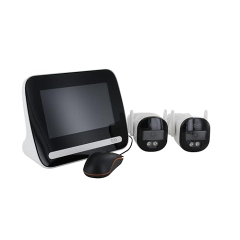 DiO LCD/NVR Kabellos 7 Zoll Combo Kit 2 Kameras 3MP
