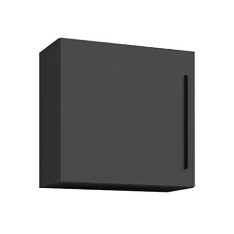 VCM Holzregal hängend | platzsparendes Regal | Maße: H. 50 x B. 50 x T. 30 cm | Elegantes Regal hängend | Aufbewahrungsregal | Bücherregal | Wandboard - Arila M