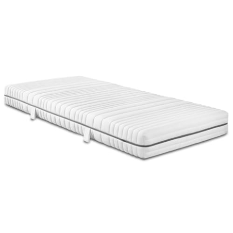 Bodyprotect Kaltschaummatratze Vital Protect 90x200 cm, orthopädische 7-Zonen Matratze Härtegrad H3 fest, Öko-Tex, ergonomische Schaumstoffmatratze Höhe 18 cm, Made in EU